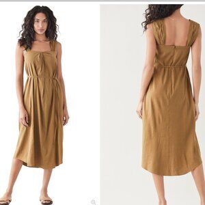 Vince Poet Strap Linen Blend Sundress -Ojai Large